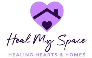 Heal My Space Logo Invertsed Logo